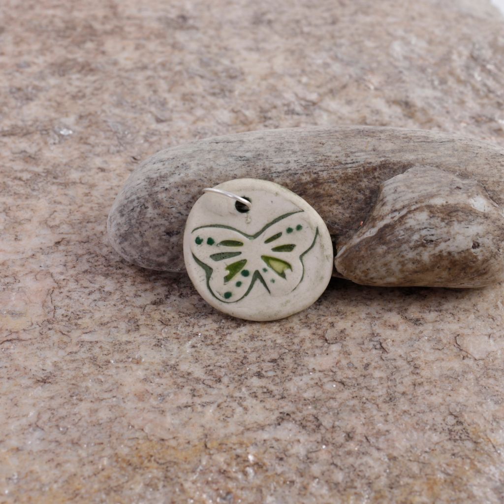 Butterfly Porcelain Charm