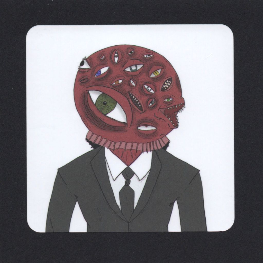 Fisheye Creature Vinyl Sticker