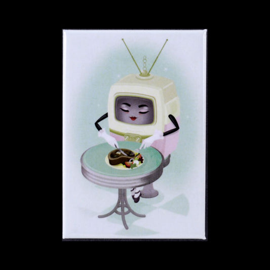 TV Dinner Refrigerator Magnet