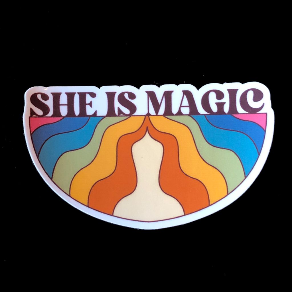 She is Magic Sticker