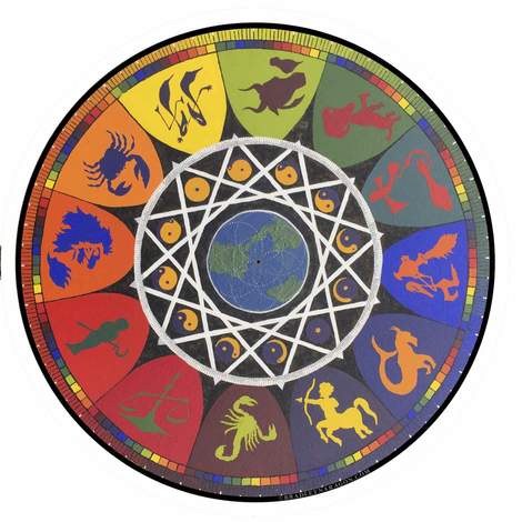 Rainbow Zodiac Sticker