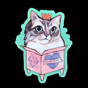 Cat Box Sticker