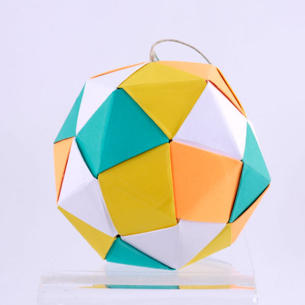 Multi-Color Polyhedral Hanging Origami Sculpture