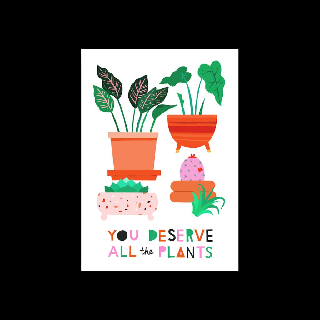 Plants Greeting Card
