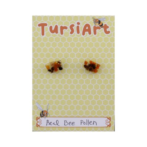 Real Bee Pollen Earrings - Washington State