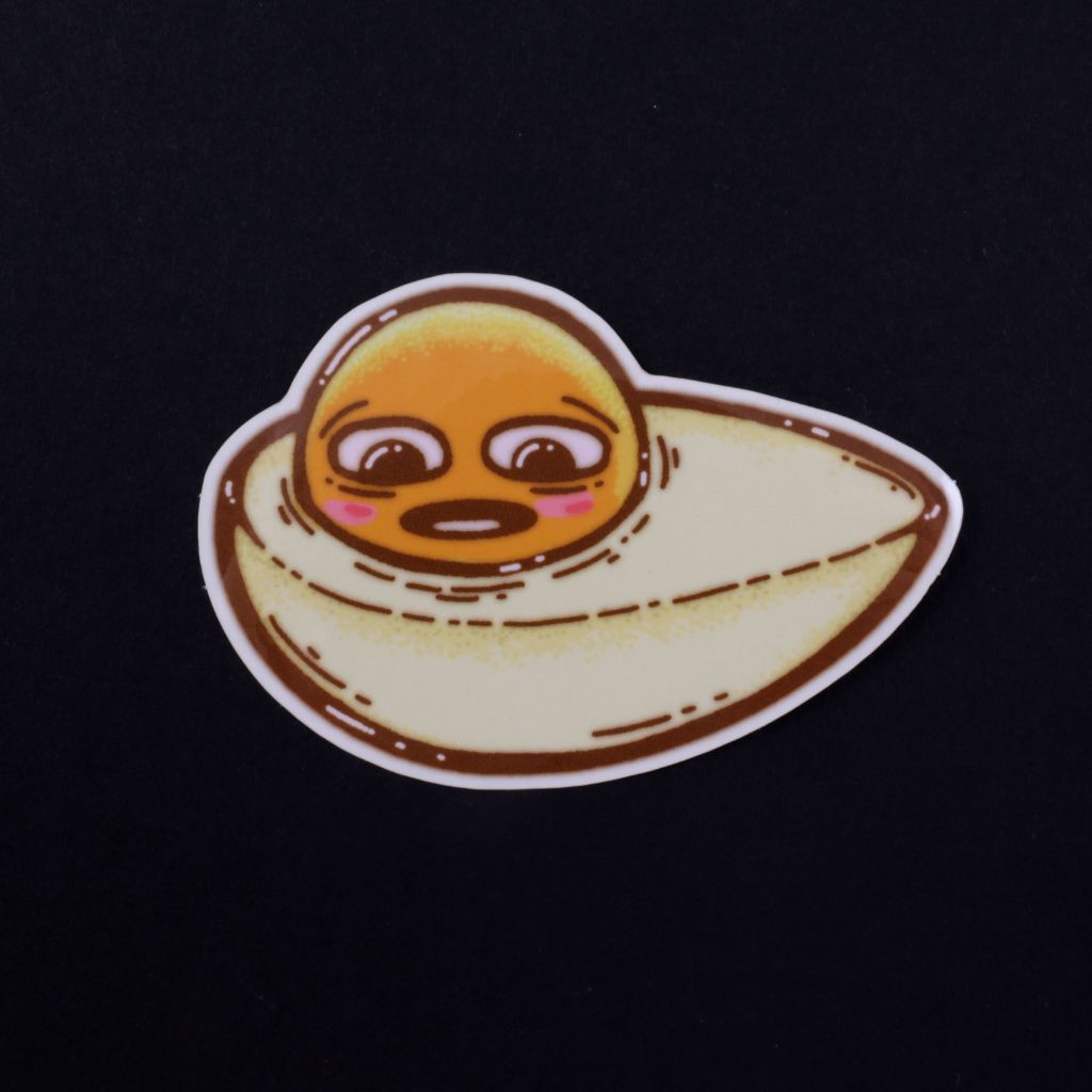 Uneasy Egg - Vinyl Sticker