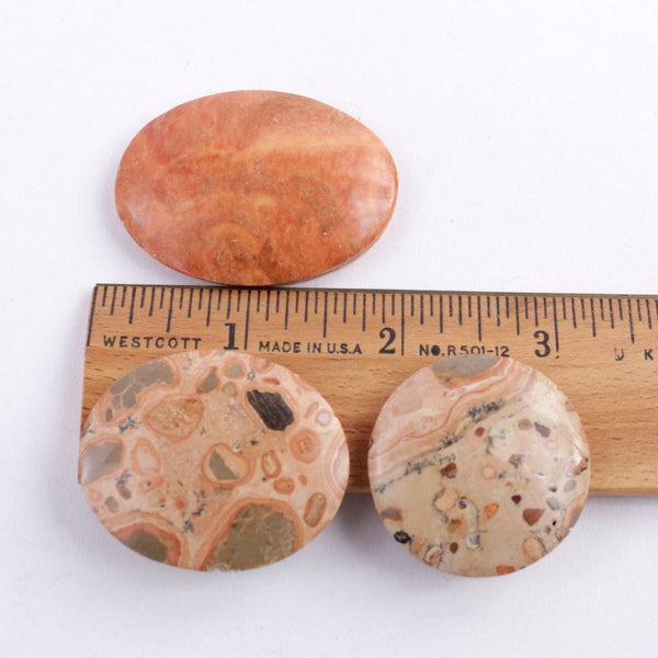 Earth Tones Agate Cabochon/Stones for Jewelry Making