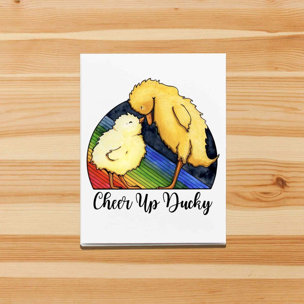 Cheer Up Ducky Greeting Card