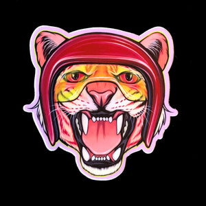 Super Fast Tiger Sticker
