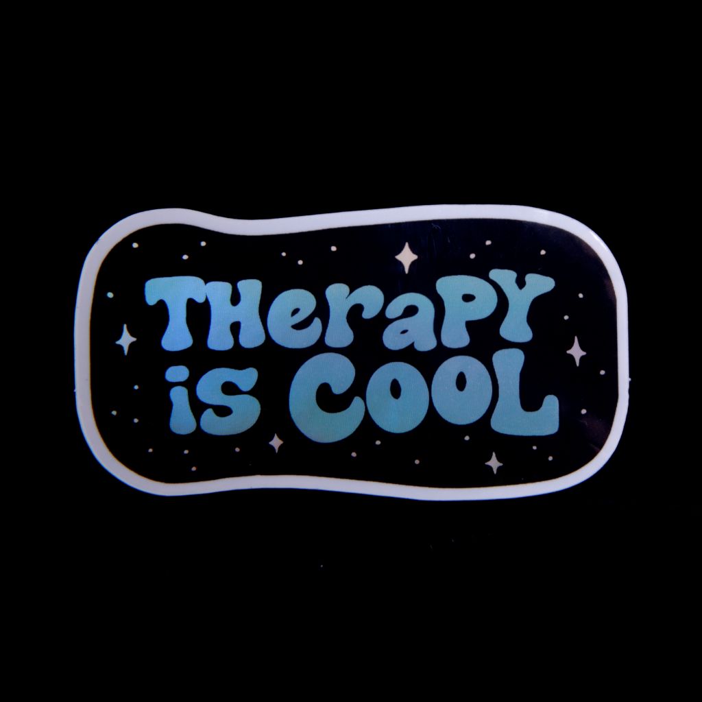 Therapy is Cool Sticker