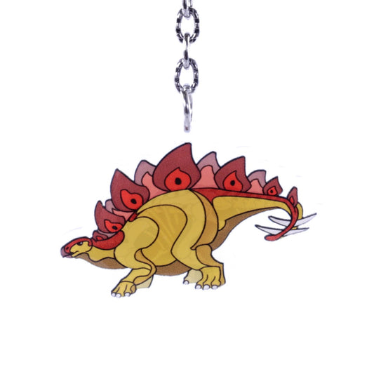 Stegosaurus Keychain