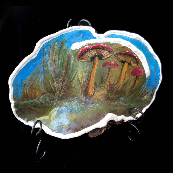 Conk Mushroom Painting
