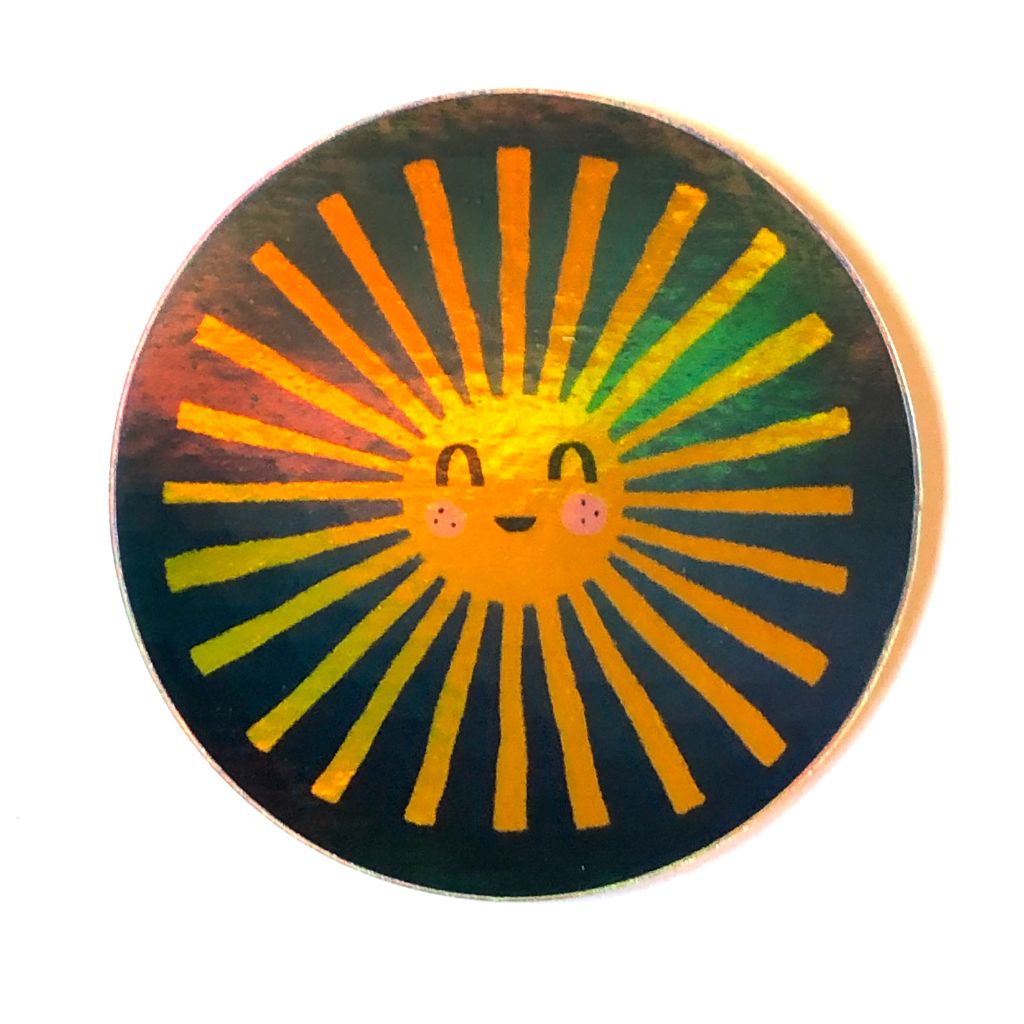 Ray of Sunshine Holographic Sticker