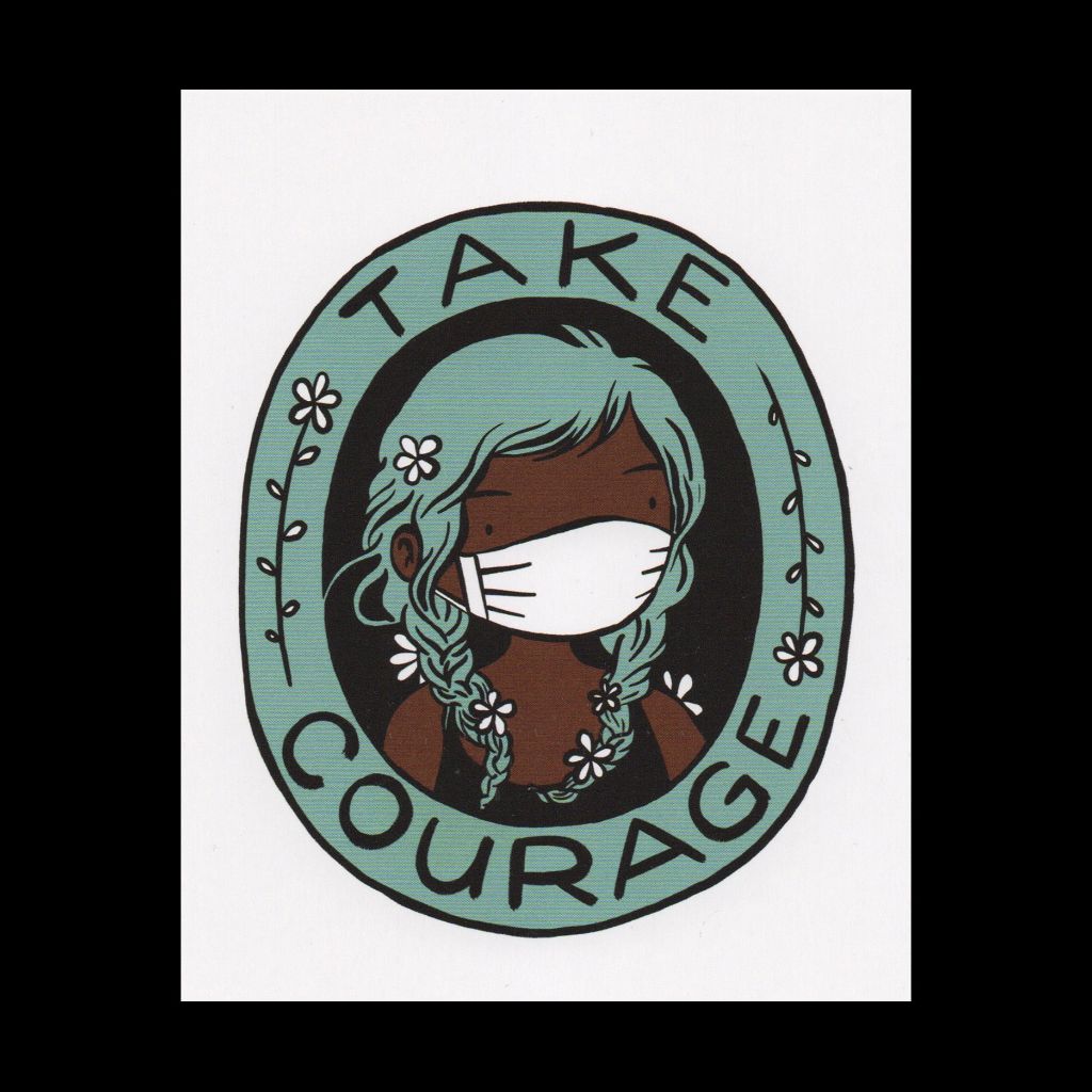 Take Courage Postcard