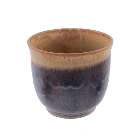 Handcrafted Ceramic Pot in Earth Tones