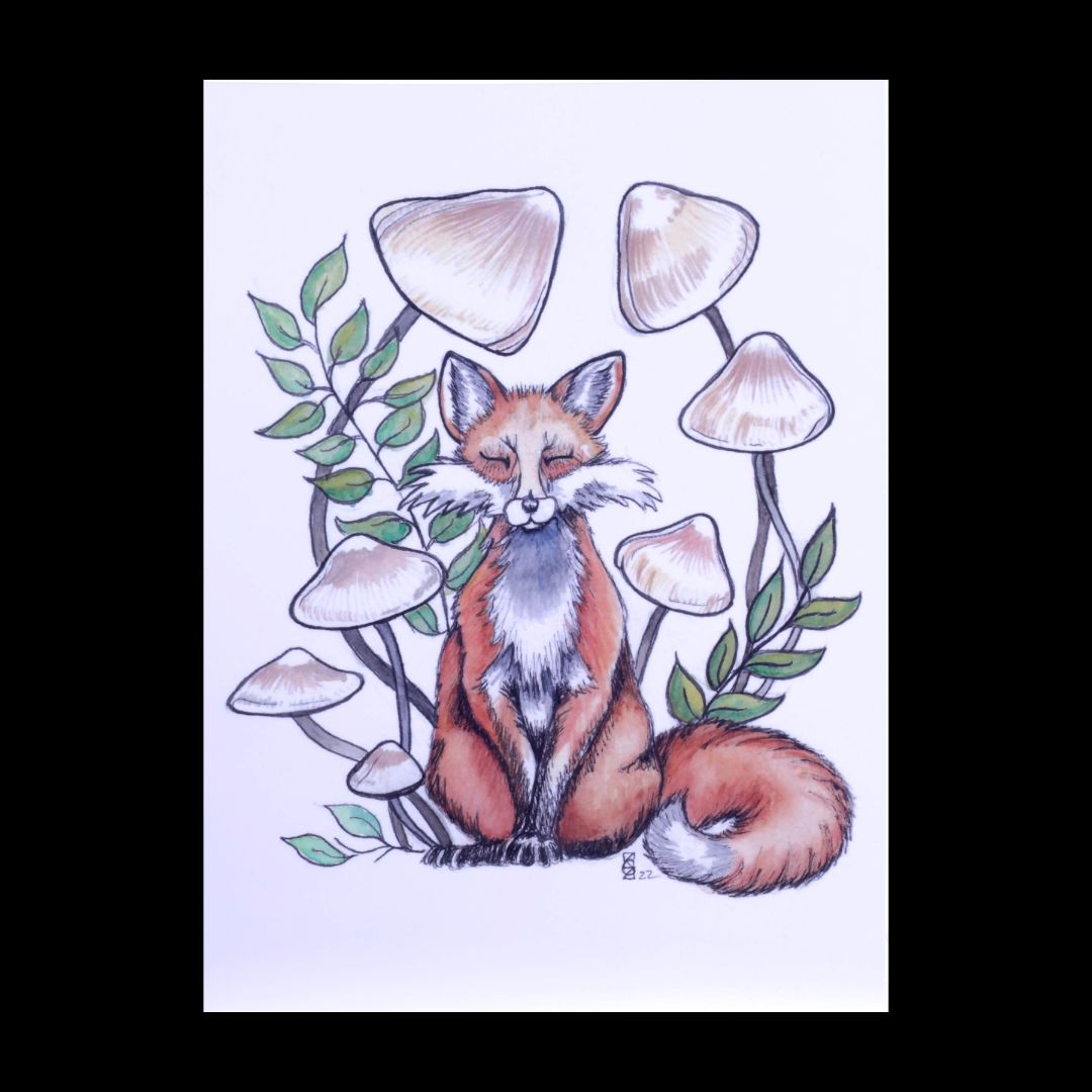 Fox Seasons: Summer Solstice - 5 x 7 Print