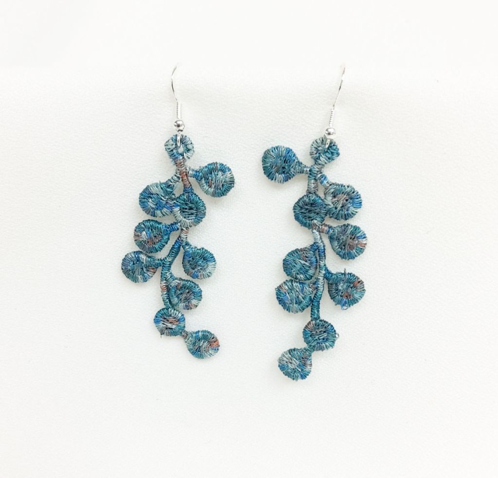 Blue Berry Earrings