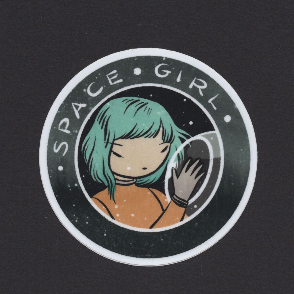 Space Girl Sticker