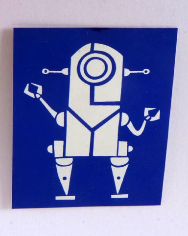 Foil Oly Robot Sticker