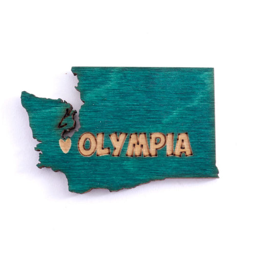 Wood Olympia Magnet