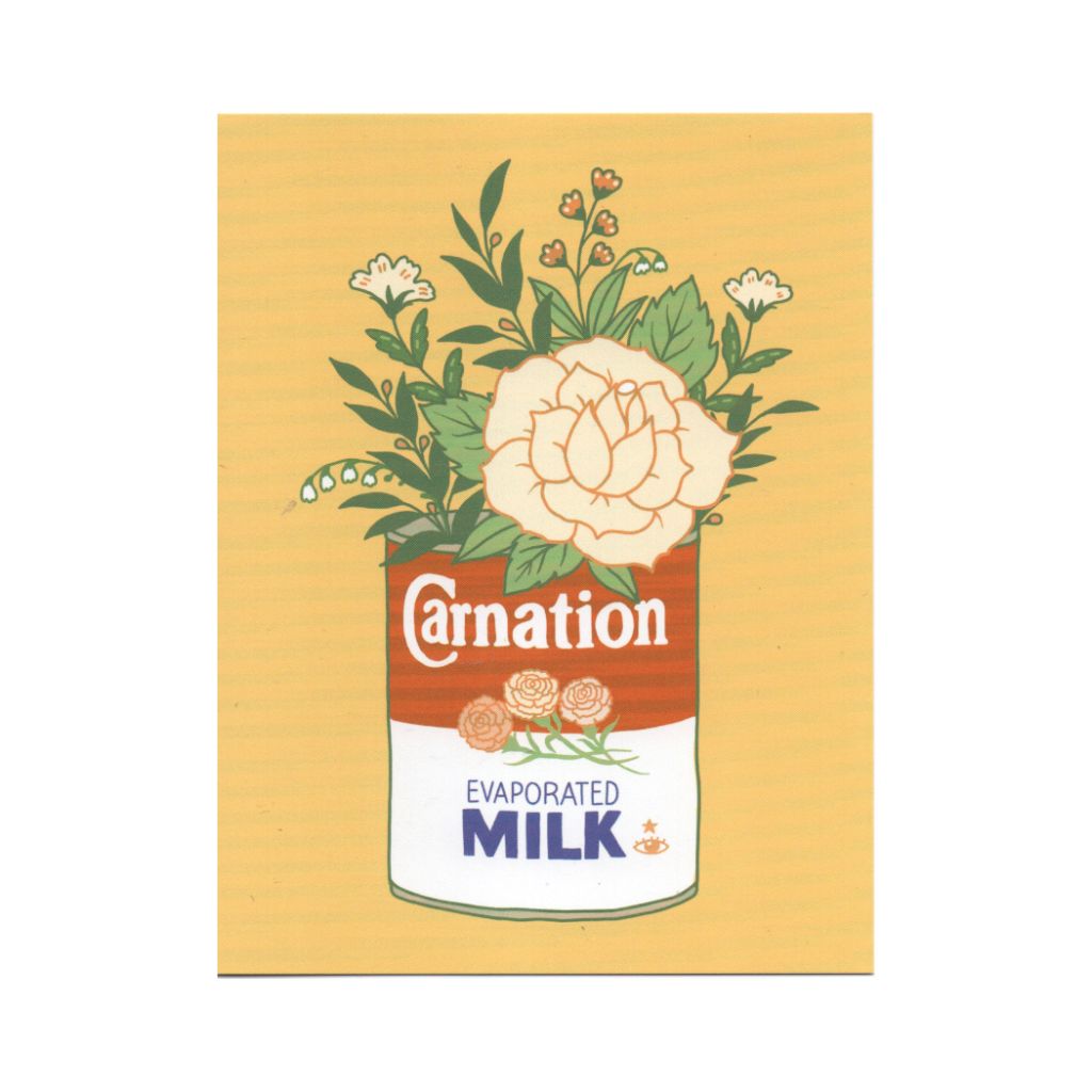 Carnation Milk Card