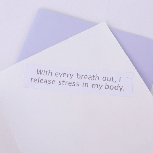 Breath - Floral Affirmation Greeting Card
