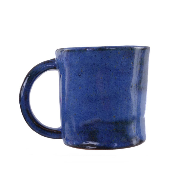 Hand Built Porcelain Mug - Blue