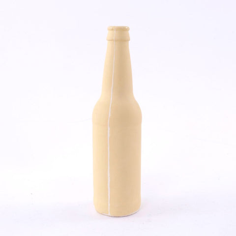 Small Slip cast Porcelain Bottle Vase - Yellow