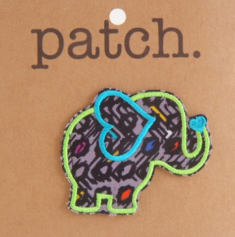 Elephant Fabric Patch
