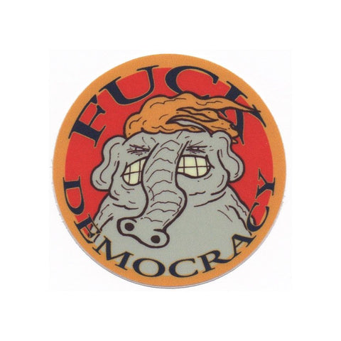 Slogan Political Sticker