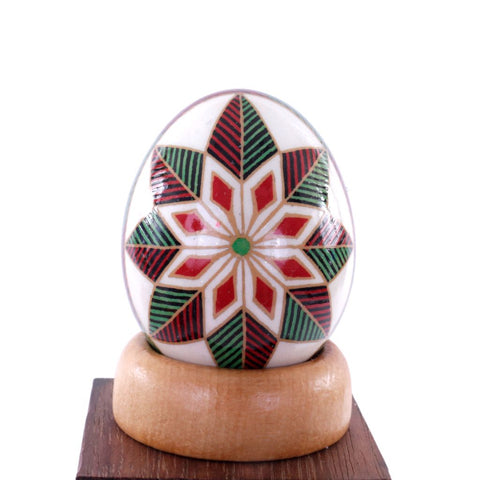 Pysanky Spirit Egg - Folk Art - Star