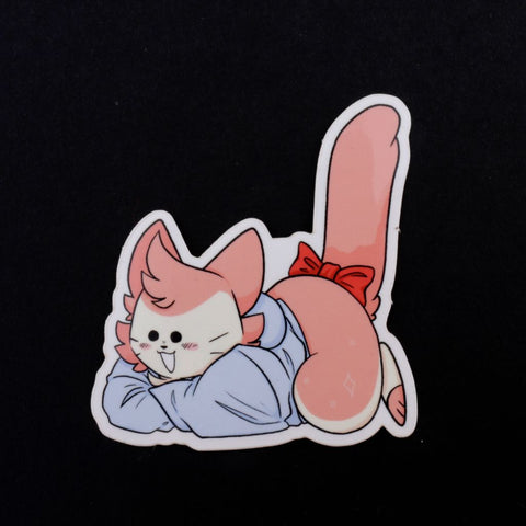 Spoon - Happy Cat Sticker