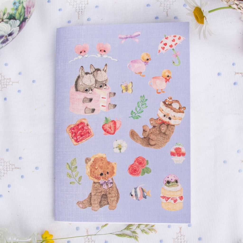 Notebook: Summer Collection - Creepycute Friends