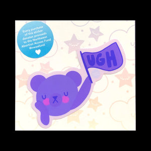 Bear Ugh Sticker