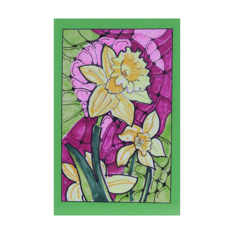 Spring Flowers 01 Neurographic Fine Art Card