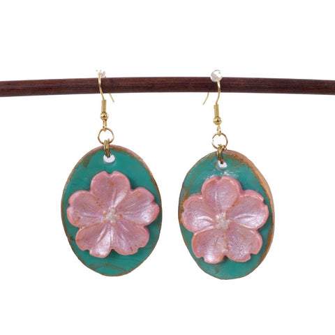 Cherry Blossom - Polymer Clay Earrings