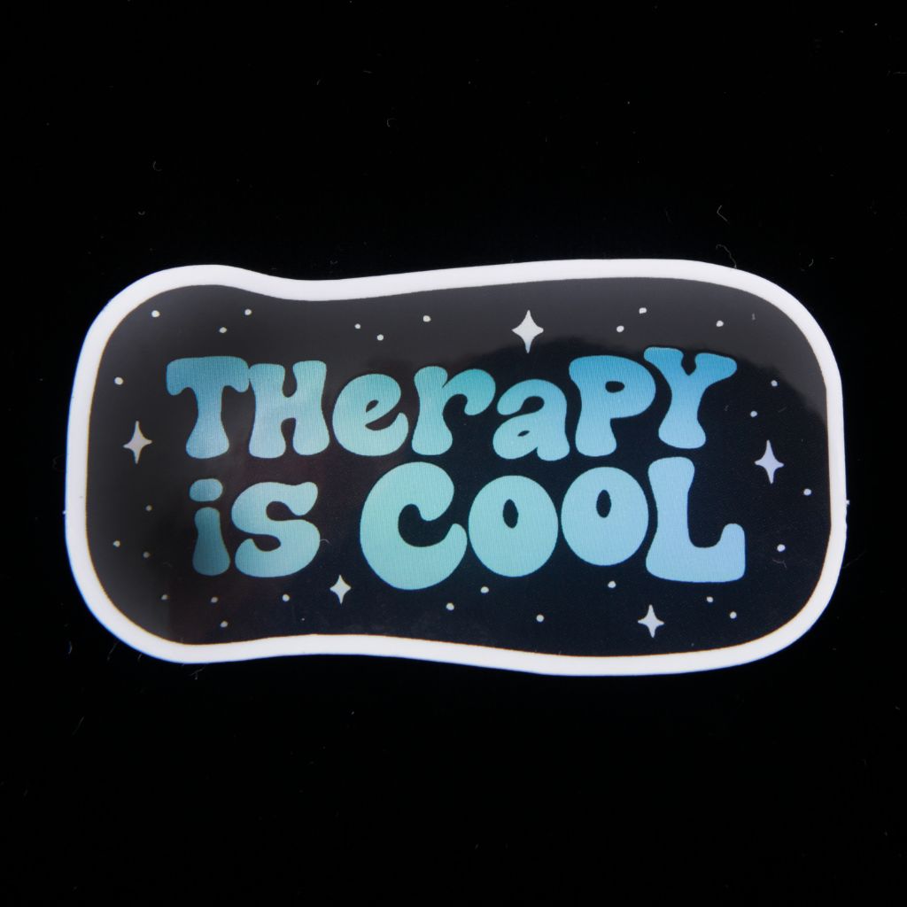 Therapy is Cool Sticker