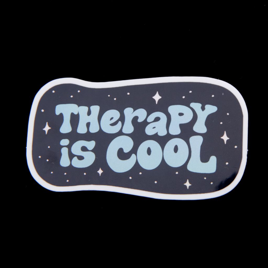 Therapy is Cool Sticker