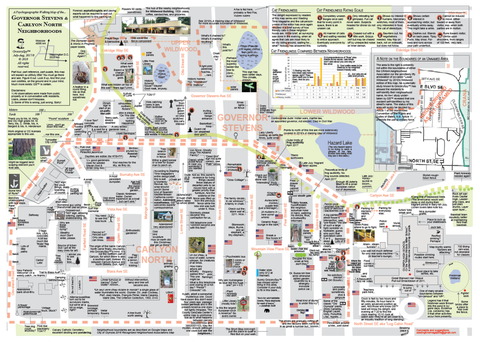 Psychogeographic Walking Map (Gov Stevens, Carlyon N Neighborhoods))