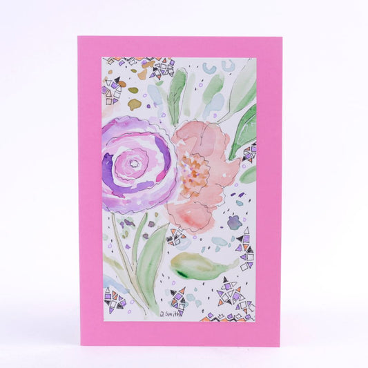 Splash of Spring Original Watercolor Card