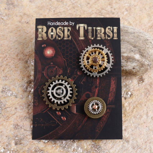 Steampunk Clockwork Scatter Pins