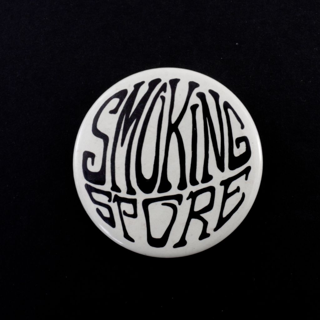 Smoking Spore - Glow in the Dark Pinback Button