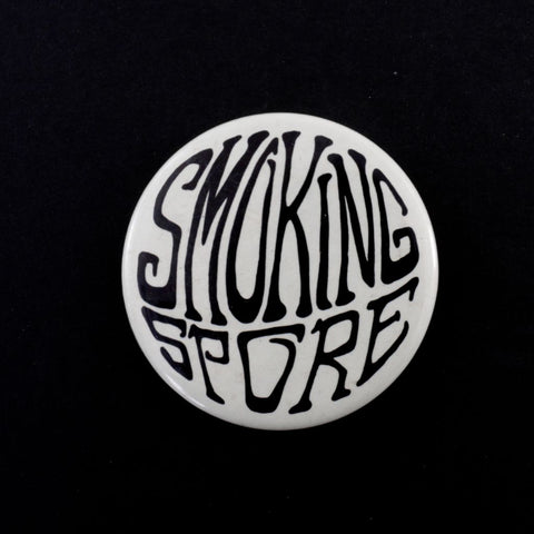Smoking Spore - Glow in the Dark Pinback Button
