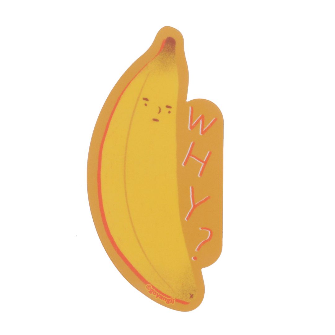 Why Banana Sticker