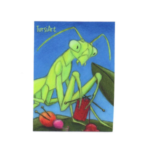 Praying Mantis Sticker