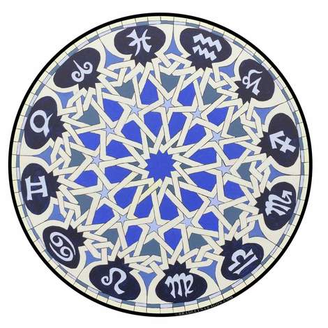 Blue Star Zodiac Sticker