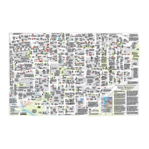 Psychogeographic Walking Map (Eastside)
