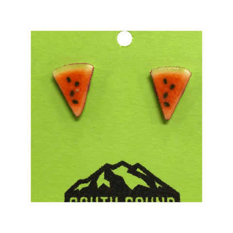 Watermelon Post Earrings