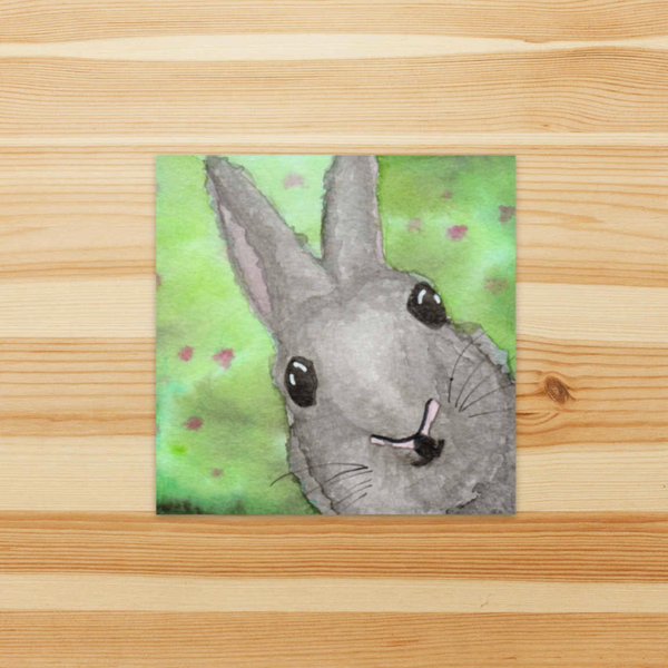 Bunny Surprise, 3" Sticker