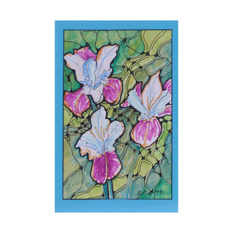 Spring Flowers 07 Neurographic Fine Art Card
